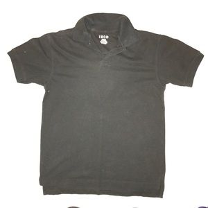 Plus Size Black Izod Polo